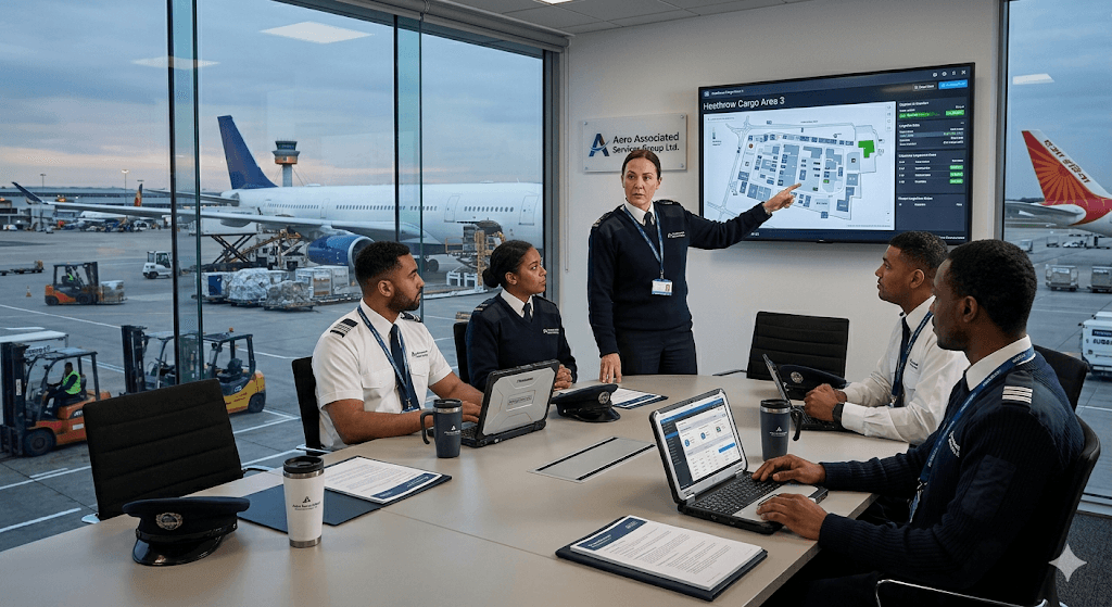 Middle-aged man in glasses working on laptop beside a window with a relaxed posture.